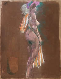 Pastel of "Olivia" by Al Wheelden