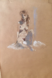 Pastel of "Holly" by Al Wheelden