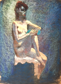 Pastel of "Lisa" by Al Wheelden