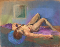 Pastel of "Bianca" by Al Wheelden