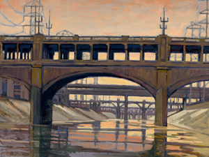 Double Decker 7th St Bridge by John Kosta