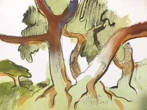 Sketch of Trees, 2001