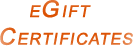 eGift certificates