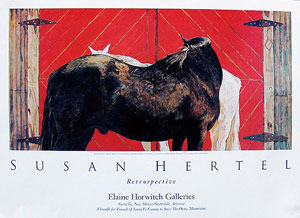 Susan Hertel Retrospective Original Poster